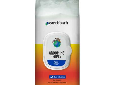 Grooming Wipes Mango Tango 100 Count by Earthbath Hot on Sale