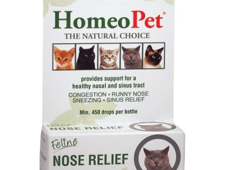 Feline Nose Relief 15 ml by HomeoPet Solutions Online Hot Sale