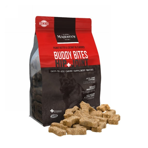 Majesty s Buddy Bites Hip + Joint Wafers Supplement for Dogs Medium Large 56 Count by Majestys Online Sale