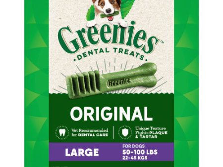 Greenies Large Dental Dog Treats 17 count by Greenies Online