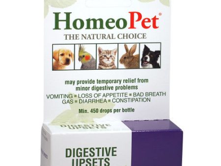 Digestive Upsets 15 ml by HomeoPet Solutions Supply