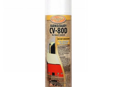 Farm & Dairy CV-80D Insect Control Spray 18.5 Oz by Country Vet Discount