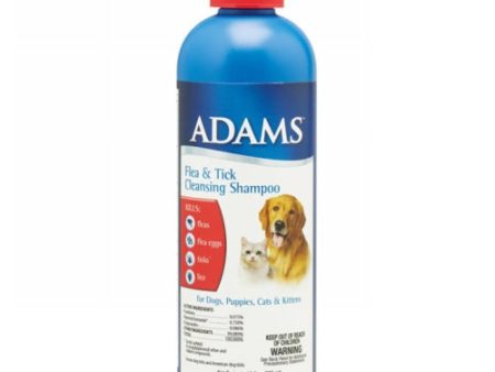 Adams Flea & Tick Cleansing Shampoo 12 Oz by Adams Online Sale