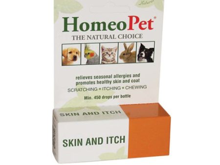 Skin and Itch Relief 15 ml by HomeoPet Solutions Supply