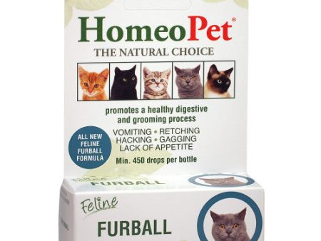 Feline Furball 15 ml by HomeoPet Solutions Sale