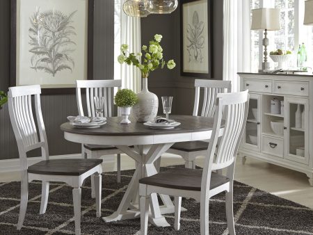 Allyson Park - Pedestal Table Set Cheap