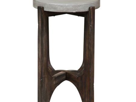 Cascade - Chair Side Table - Dark Brown Hot on Sale