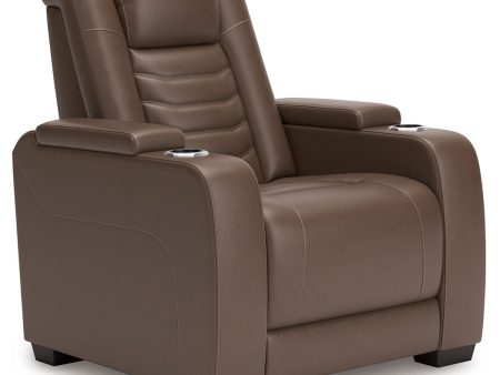 High Impact - Tobacco - Power Recliner   Adj Headrest Cheap