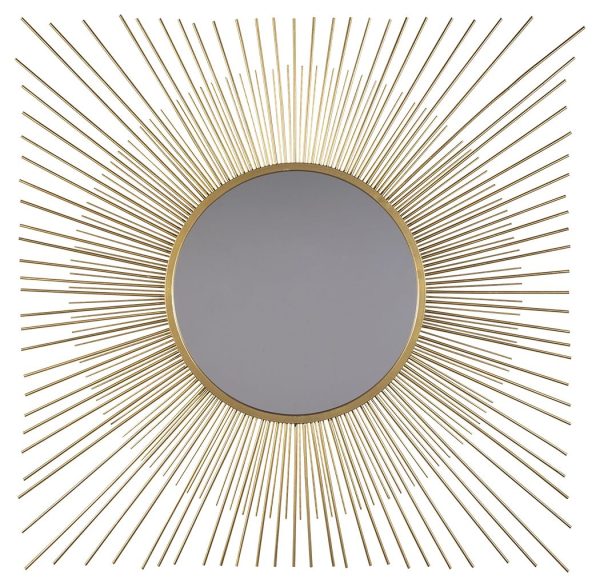 Elspeth - Gold Finish - Accent Mirror For Discount