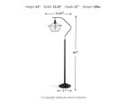 Makeika - Black - Metal Floor Lamp Supply