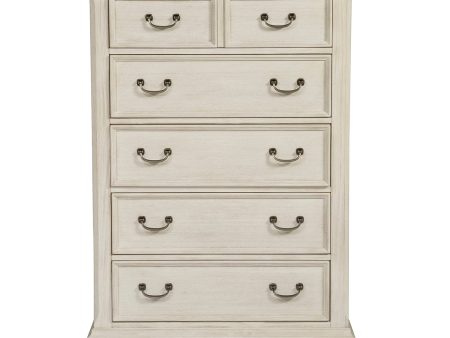 Bayside - 5 Drawer Chest - White Discount