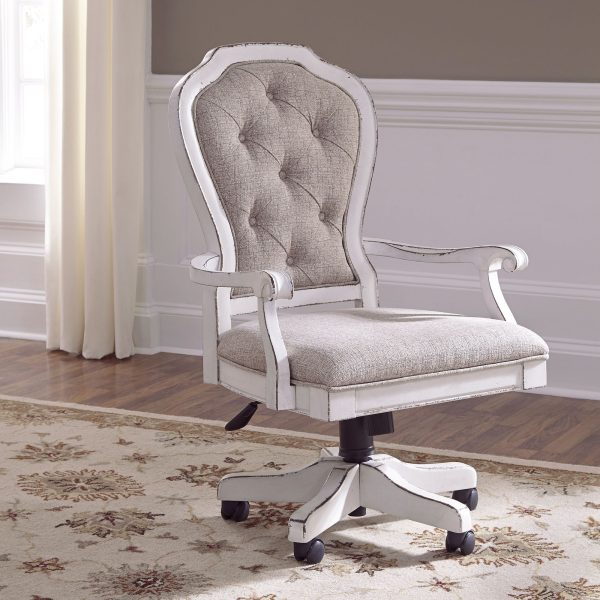 Magnolia Manor - Jr Executive Desk Chair - White Online Sale