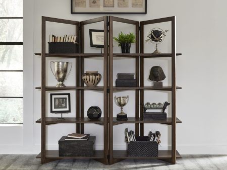 Lennox - Open Bookcase - Dark Brown Sale