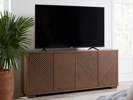 Easton - 82  TV Console - Urban Bronze For Discount