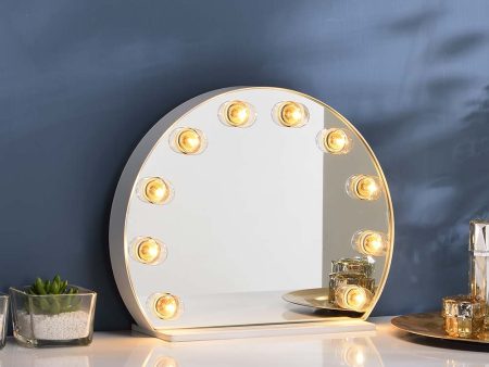 Alma - Accent Mirror - White Finish Supply