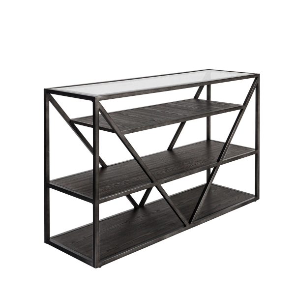 Arista - Sofa Table - Dark Gray For Sale