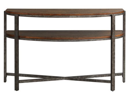 Breckinridge - Demilune Sofa Table - Dark Brown Sale