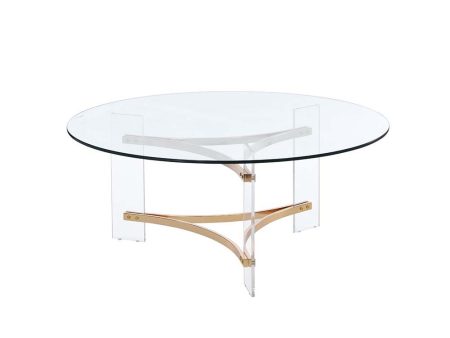 Sosi - Coffee Table - Gold Finish Discount