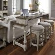 Morgan Creek - 4 Piece Console Set (1 Console 3 Stools) - White on Sale