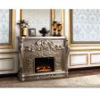 Zabrina - Fireplace - Antique Silver Finish - 49.7  Hot on Sale