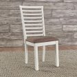 Brook Bay - Upholstered Ladder Back Side Chair - White Sale