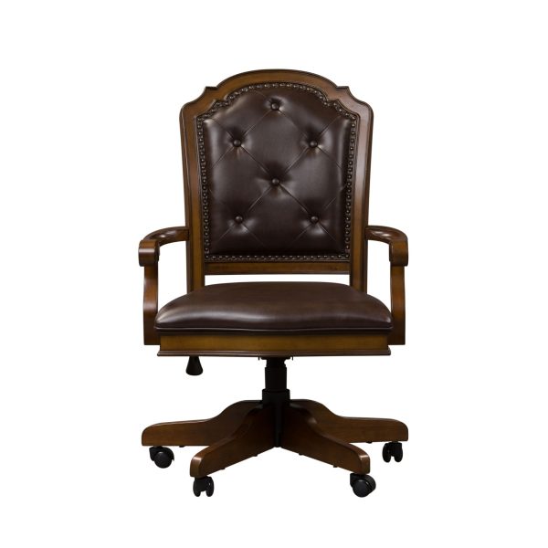 Amelia - Jr Executive Office Chair - Dark Brown For Discount