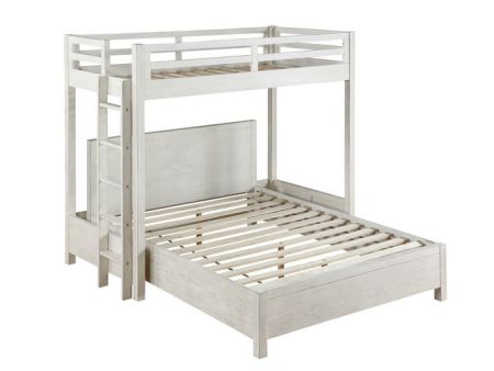 Celerina - Queen Bed - Weathered White Finish Sale