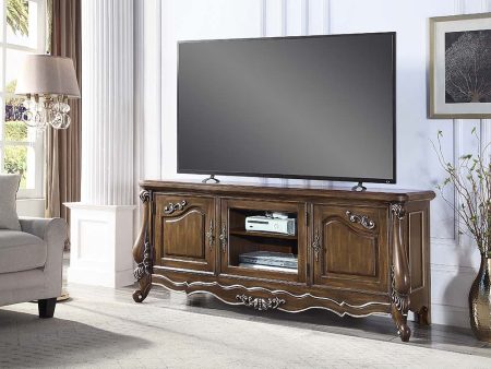 Latisha - TV Stand - Antique Oak Finish on Sale