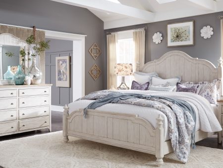 Farmhouse Reimagined - Poster Bed, Dresser & Mirror Hot on Sale