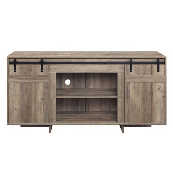 Bellarosa - TV Stand - Gray Washed - Wood Supply