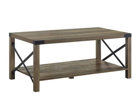 Abiram - Coffee Table - Rustic Oak Finish Cheap