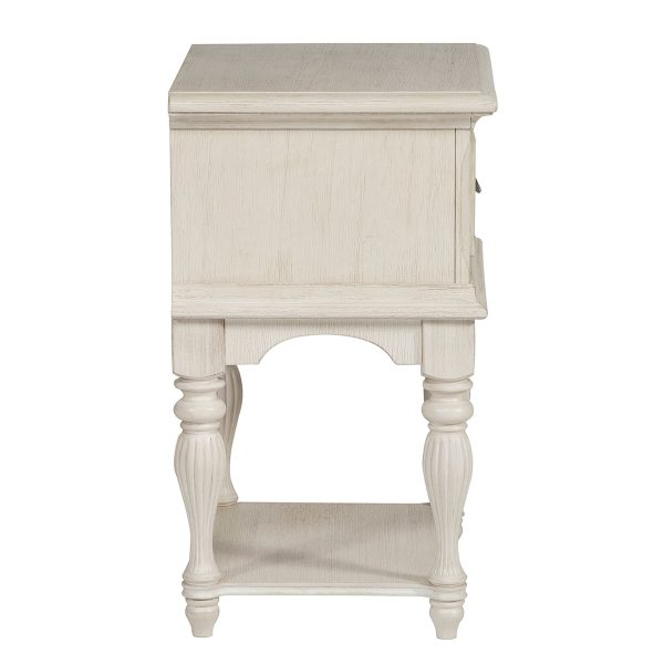 Bayside - Leg Nightstand - White on Sale