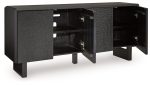 Farrelmore - Black - Accent Cabinet Discount