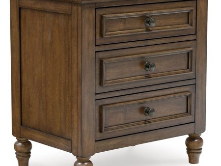 Sturlayne - Brown - Three Drawer Night Stand Supply