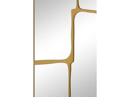 Kimberly - Kintsugi Style Wall Mirror - Gold Cheap