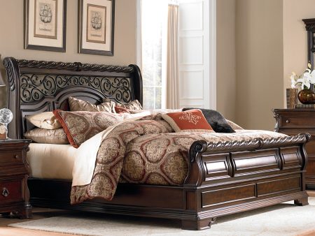 Arbor Place - Sleigh Bed For Cheap