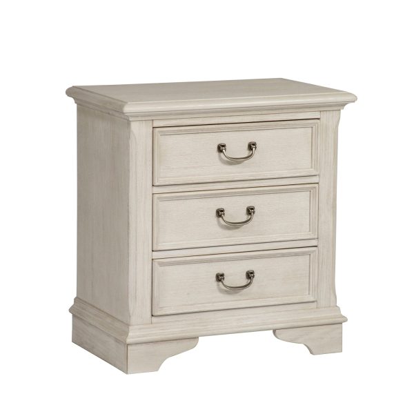 Bayside - 3 Drawer Nightstand - White For Sale