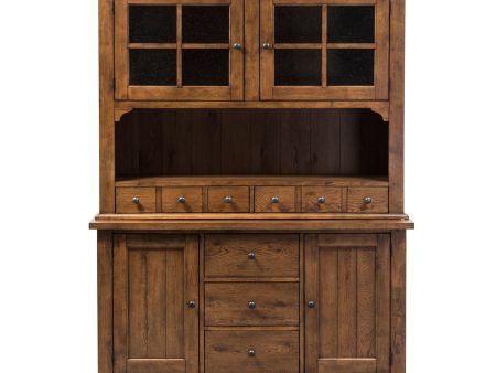 Hearthstone Ridge - Hutch & Buffet - Light Brown For Cheap