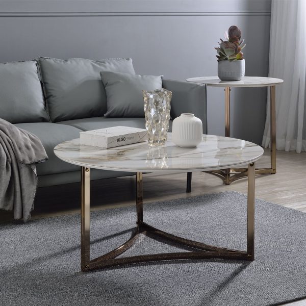 Zaidee - Coffee Table - Sintered Champagne Cheap