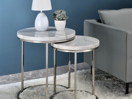 Zaidee - Nesting Table Set - Nickel Hot on Sale