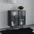 Dalia - 2 Door Accent Storage Cabinet With Shelving - Black Online