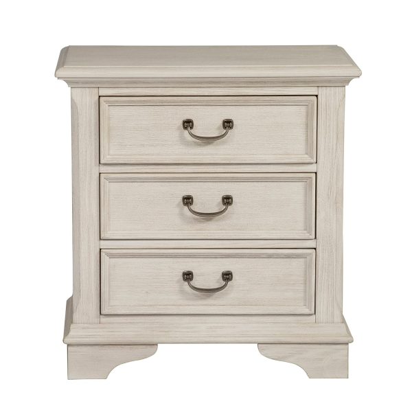 Bayside - 3 Drawer Nightstand - White For Sale