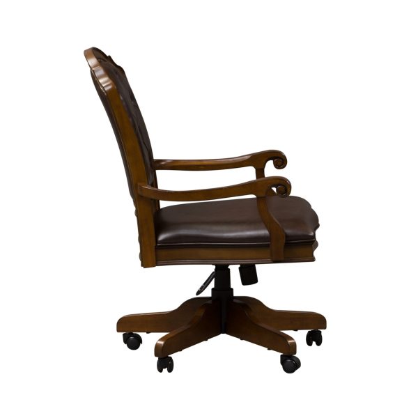 Amelia - Jr Executive Office Chair - Dark Brown For Discount