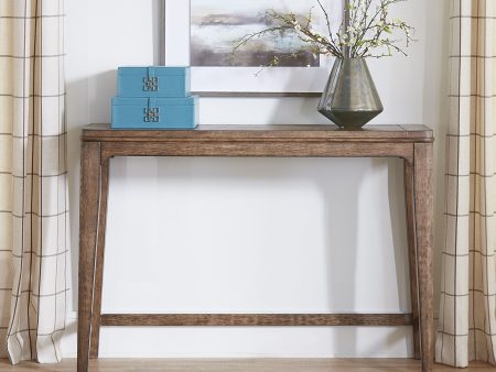 Ashford - Console Bar Table - Light Brown For Sale