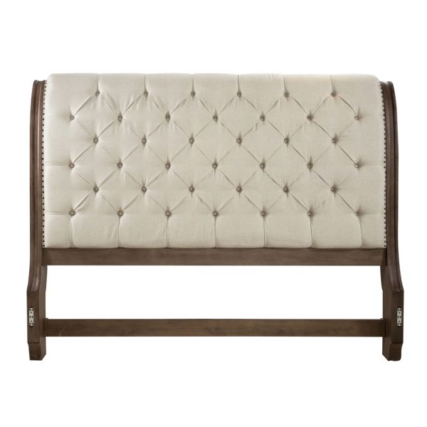 Americana Farmhouse - Upholstered Sleigh Headboard Sale