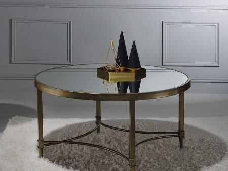 Aditya - Coffee Table - Antique Brass Fashion