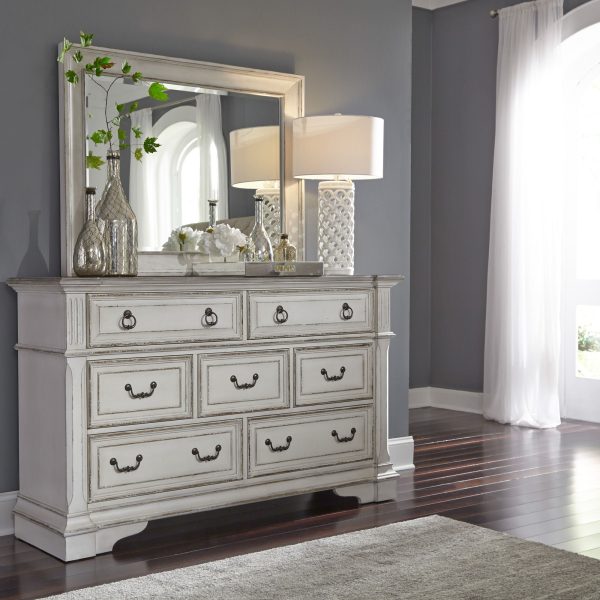 Abbey Park - 7 Drawer Dresser - White on Sale