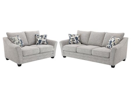 Tomkins - Boucle Upholstered Sofa Set Supply