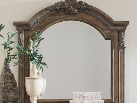 Carlisle Court - Arched Mirror - Medium Brown Supply