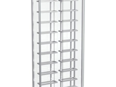 Montara - Tempered Glass Wine Storage LED Curio Cabinet - Chrome Supply